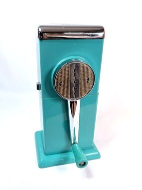 Vintage 1950s Rival Ice-O-Matic Ice Crusher - Turquoise MCM